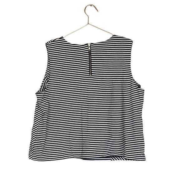 TALBOTS striped sleeveless top with v neck size 3X petite - Picture 6 of 6